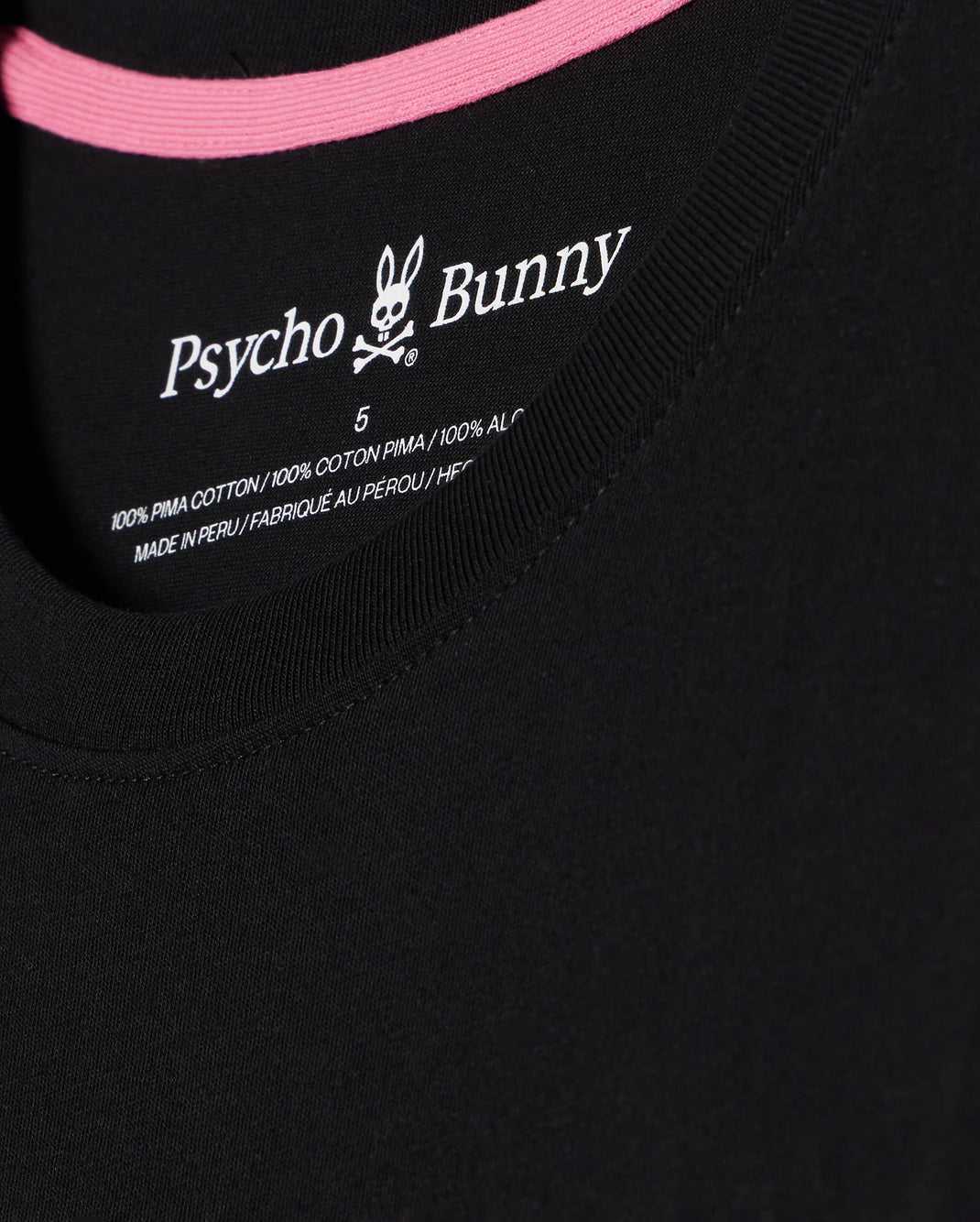 Tees Psycho Bunny Mentz Graphic Tee Noir Homme | IXT-81532983